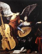 SARACENI, Carlo Saint Cecilia and the Angel sd oil painting picture wholesale